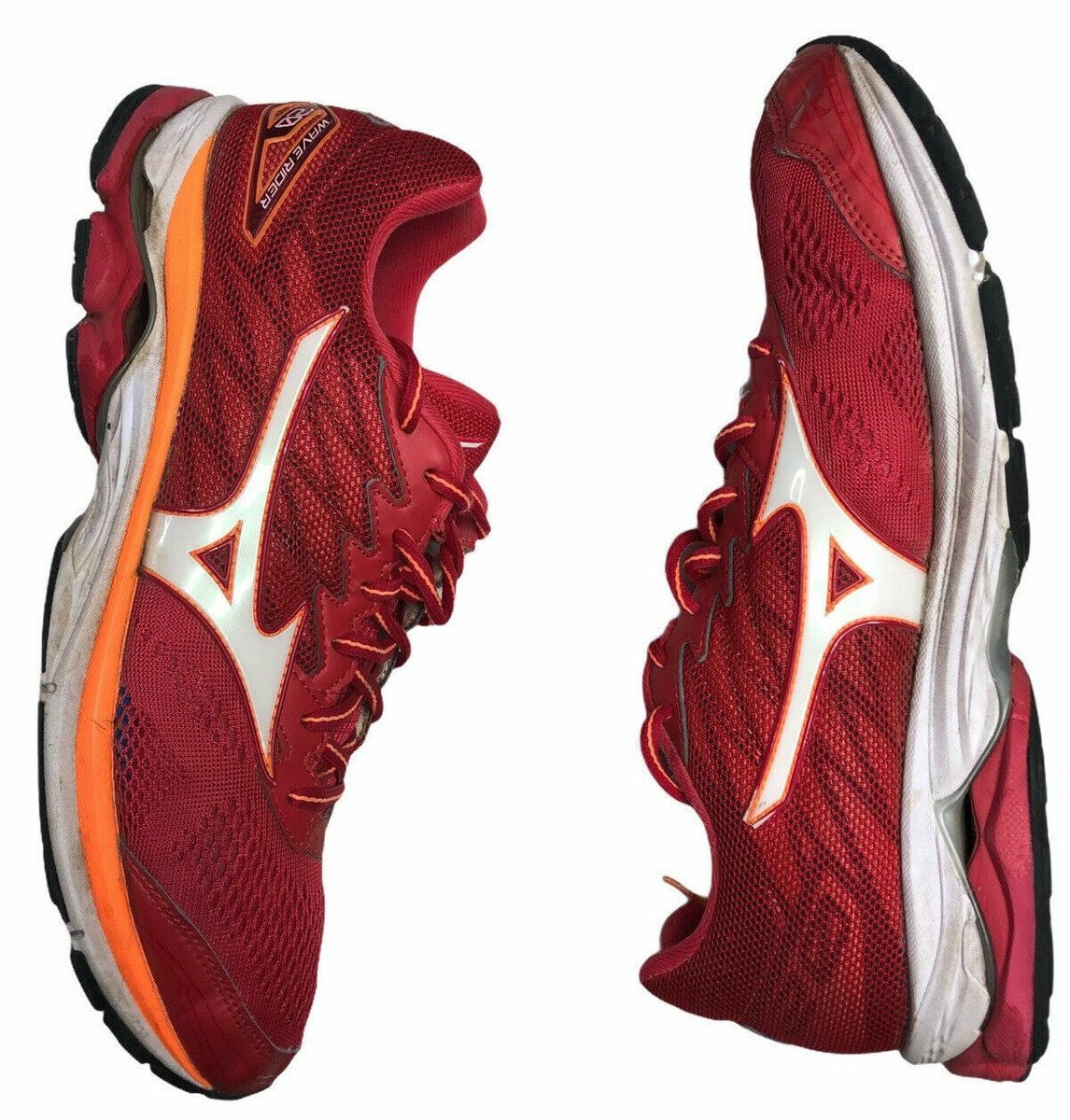 Mizuno Wave Rider 20 Red/Orange Running Shoes Women's (Size