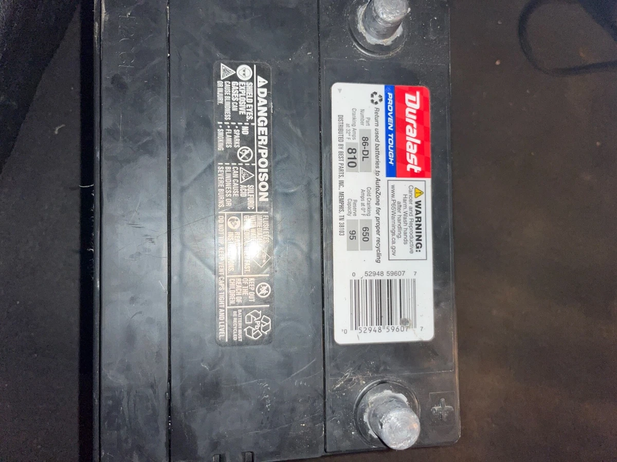 Duralast car battery deals