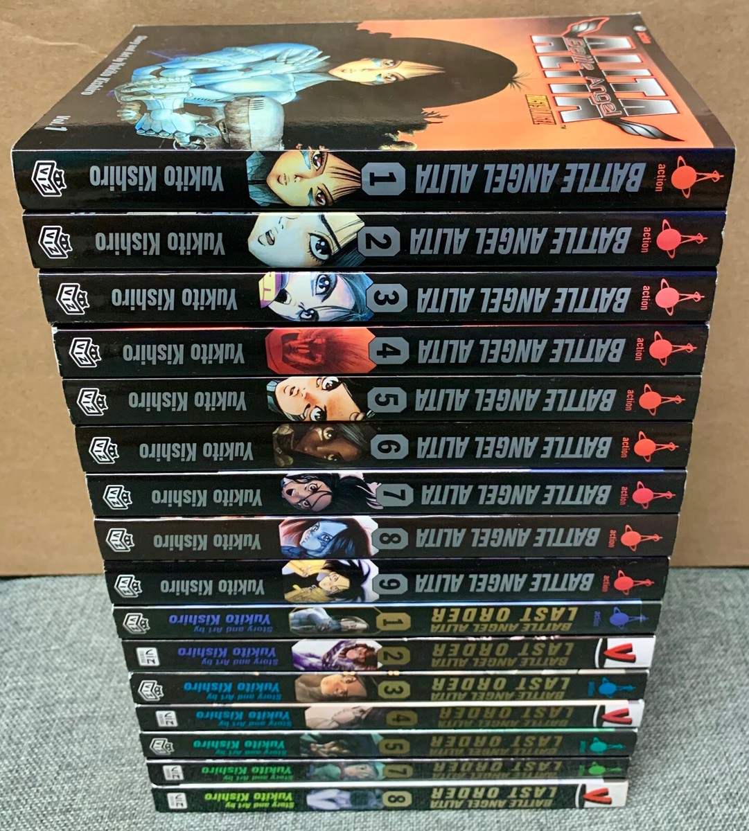 Battle Angel Alita Vol. 1-9 & Last Order Vol. 1-5 Manga Lot Yukito