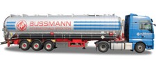 Herpa 950688 - 1/87 MAN TGX GX ADR Tanker Trailer "Bussmann" - New