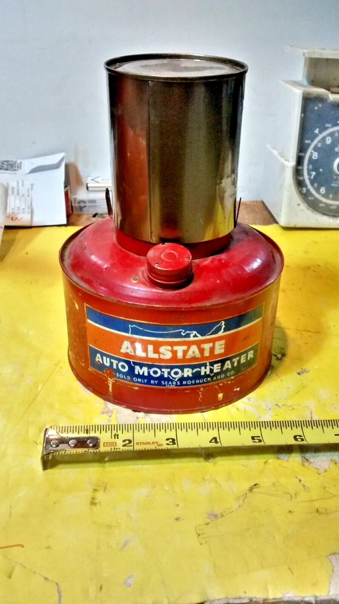 Vintage Original Auto Motor Heater Kerosene Heater With Grab Handle u0026amp;  Cap | eBay