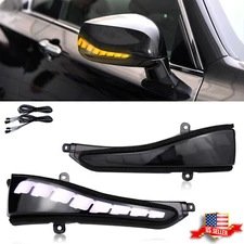 LED Side Mirror Marker Lights Turn Signal Fog DRL for Infiniti Q50 Q60 2014-2021