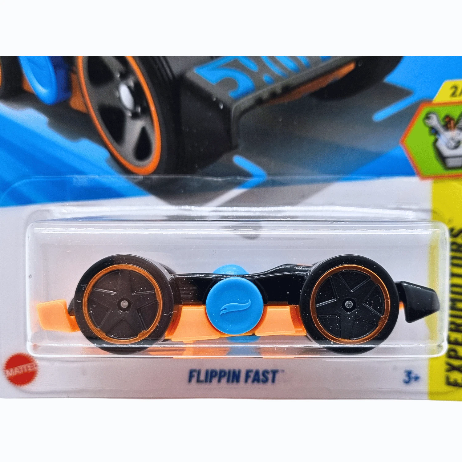 Hot Wheels Flippin Fast Experimotors 2/10: Macchina Diecast Scala 1:64 Nero E Arancione Edizione Limitata 117/250