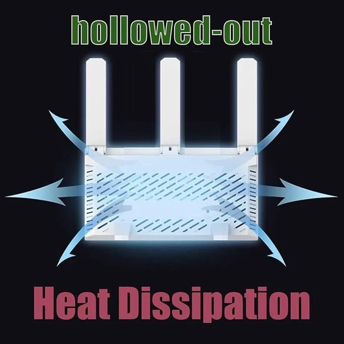 OpenWRT 2.5G RJ45 Dual Band Mesh WiFi Router 6 AX3000 App Freebox Livebox - Image 3 of 4