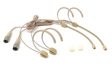 2 Pair New Omnidirectional Double earhook Headset Microphone for Audio Technica