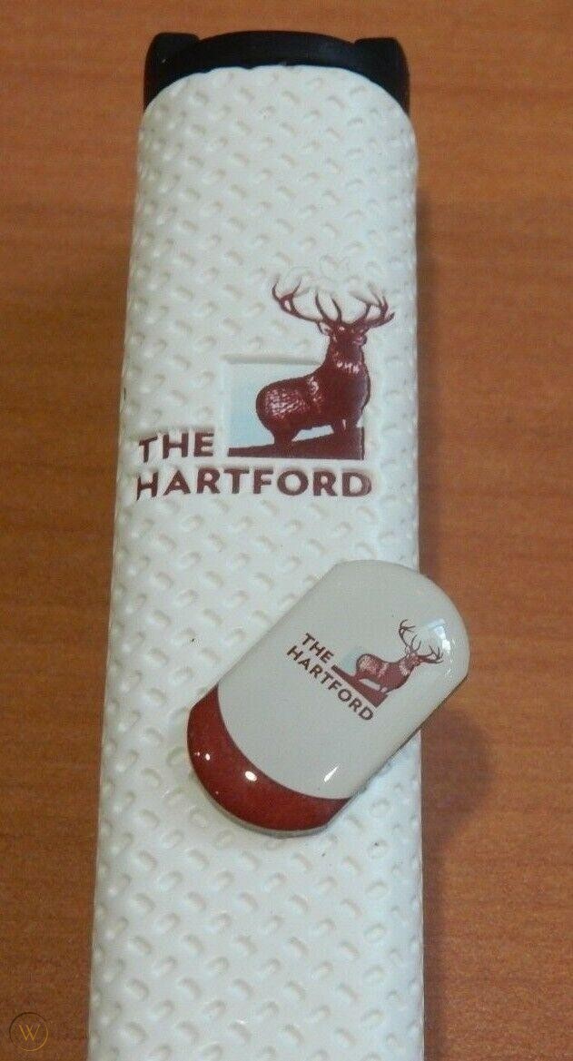 The Hartford Golf Paddle 60R Tacky Putter Grip w/ Magnetic Ball Marker #34099