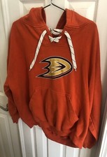 Old Time Hockey NHL Anaheim Ducks Hoodie Sweatshirt Size Mens 2XL Fast Shipping