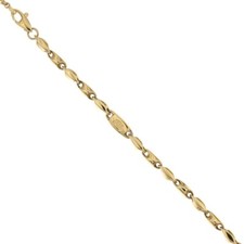 Bracciale Aus Gelbgold 18 Kt 750/1000 Mit Kettenform Rahmen, Poliert, Modell Tu