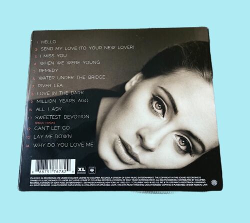 25 by Adele CD Sony Columbia XL Recordings Adele Laurie Blue Adkins 2015 - Picture 2 of 6