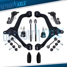 Front Lower Control Arm Tie Rod Ball Joint Sway Bars for 2002-2004 Jeep Liberty