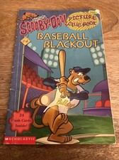 Scooby Doo Baseball Blackout Picture Clue Book 
