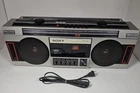 Vintage Sony CFS-350 FM/AM Stereo Cassette Recorder Boombox 5-Band EQ Tested