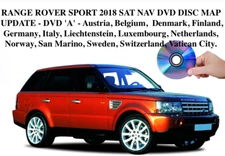 RANGE ROVER SPORT 2018 SAT NAV DVD DISC MAP UPDATE - DVD 'A' - GERMANY ,AUSTRIA