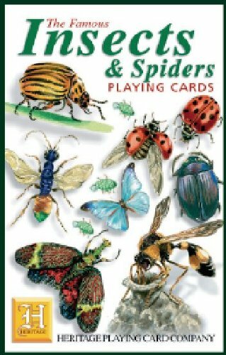 Исторические игральные карты Насекомые и пауки Игральные карты