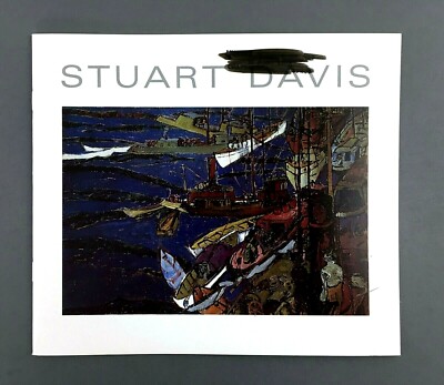 Stuart Davis Paintings Drawings Exhibition Catalog Borgenicht Gallery NYC 1986