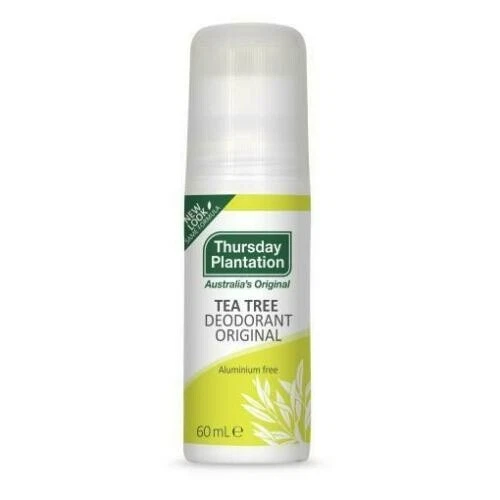 5 x Thursday Plantation Tea Tree Deodorant 60ml Original Formula Total 300ml - image 2 of 2