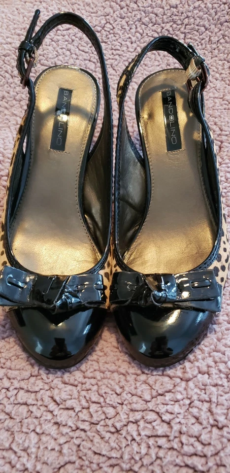 Women's Bandolino Shoes Slingback Pump Leopard Size 7 - Image 2 of 4