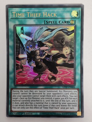 Yu-Gi-Oh! Time Thief Hack, GFTP-EN066, Ultra Rare, NM, EN, 1. Auflage
