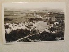 A1810 Postcard Alaska AK RPPC University of Alaska College Community
