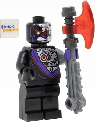 LEGO Ninjago Core: Nindroid Minifigur (Legacy) Mit Sägen Axt - Bild 1 von 4