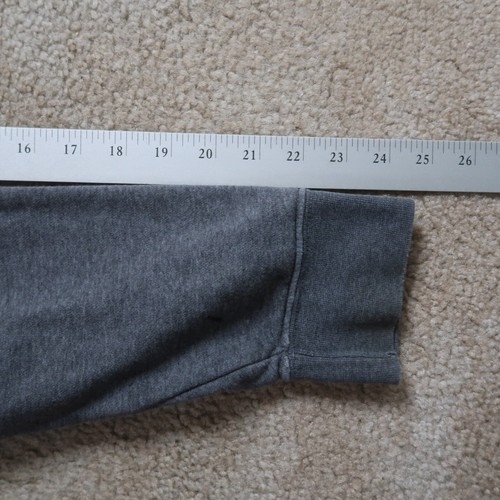 Nike Hoodie Men's 2XLarge Gray Hooded Sweatshirt Distressed - Picture 12 of 12