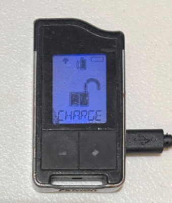 Python 2-Way LCD Security-Alarm Smart Keyfob 5 Buttons