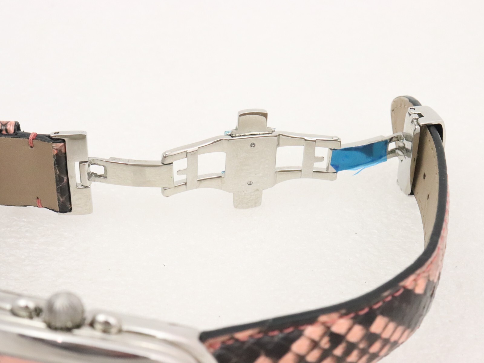 NEW BATT. Croton Crotalus Python Leather Chronogr… - image 13