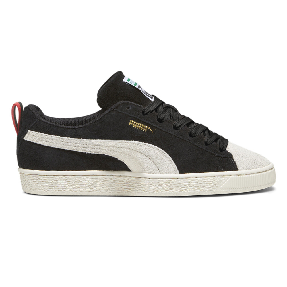Мужские черные кроссовки Puma Suede Cassette Tape на шнуровке 39454401