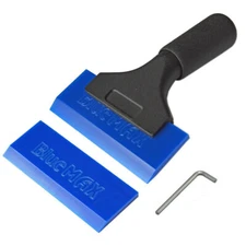 Handle Squeegee W/ Rubber Blade for Vinyls Tendon Grip Scraper Tools Window Tint