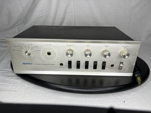 VINTAGE DYNACO PAT-4 STEREO PREAMPLIFIER Powers On For Parts Or Repair