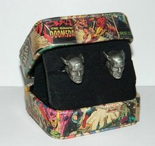 Marvel Comics Captain America 3-D Face Metal Cufflinks & Gift Box UK NEW UNUSED