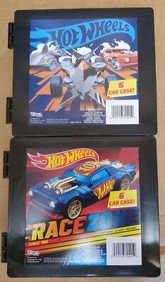 Set of 2 Hotwheels Tara Case. ''6'' Car Case each..Brand new