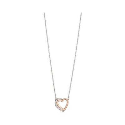Fiorelli Silber Herz Halskette N4140C