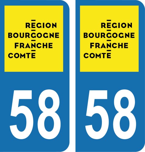 Lot De 2 Autocollants Plaque Grand EST 2018 – Style Immatriculation – Vinyle Haute Durabilité – Déco Voiture - 4