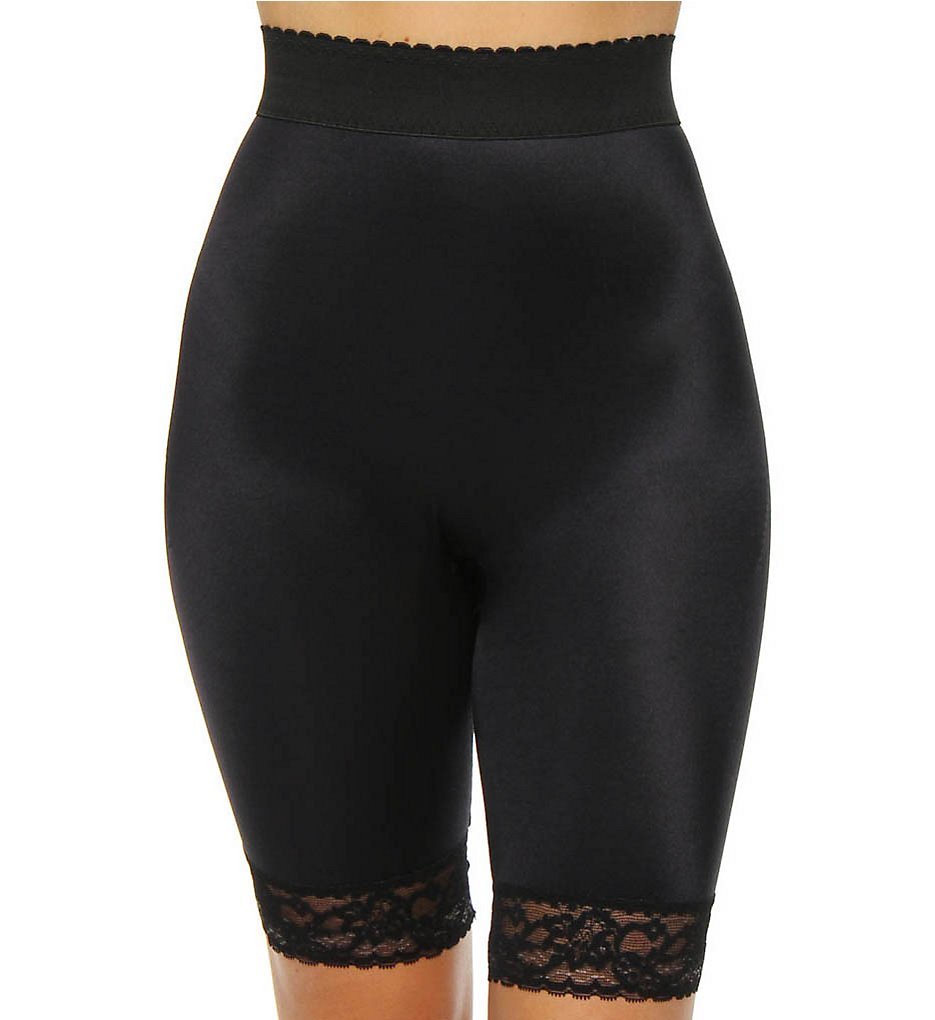 Rago Shapewear Light Shaping High Waist Long Leg Black Bike Short Size ...