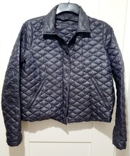 Duvetica Jacket Womens Uk10/12 M It 44goose Down Filled, Navy Blue,lightweight