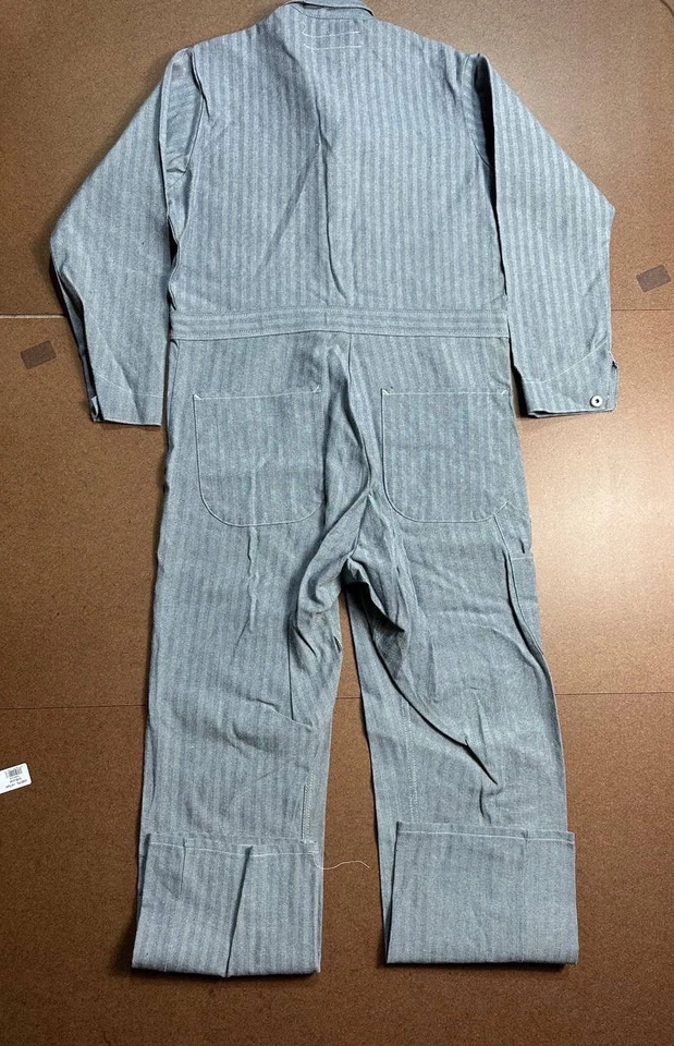 Vintage Big N Tall red kap cover alls long sleeve button down 42 Reg Farm Ranch - Image 4 of 4