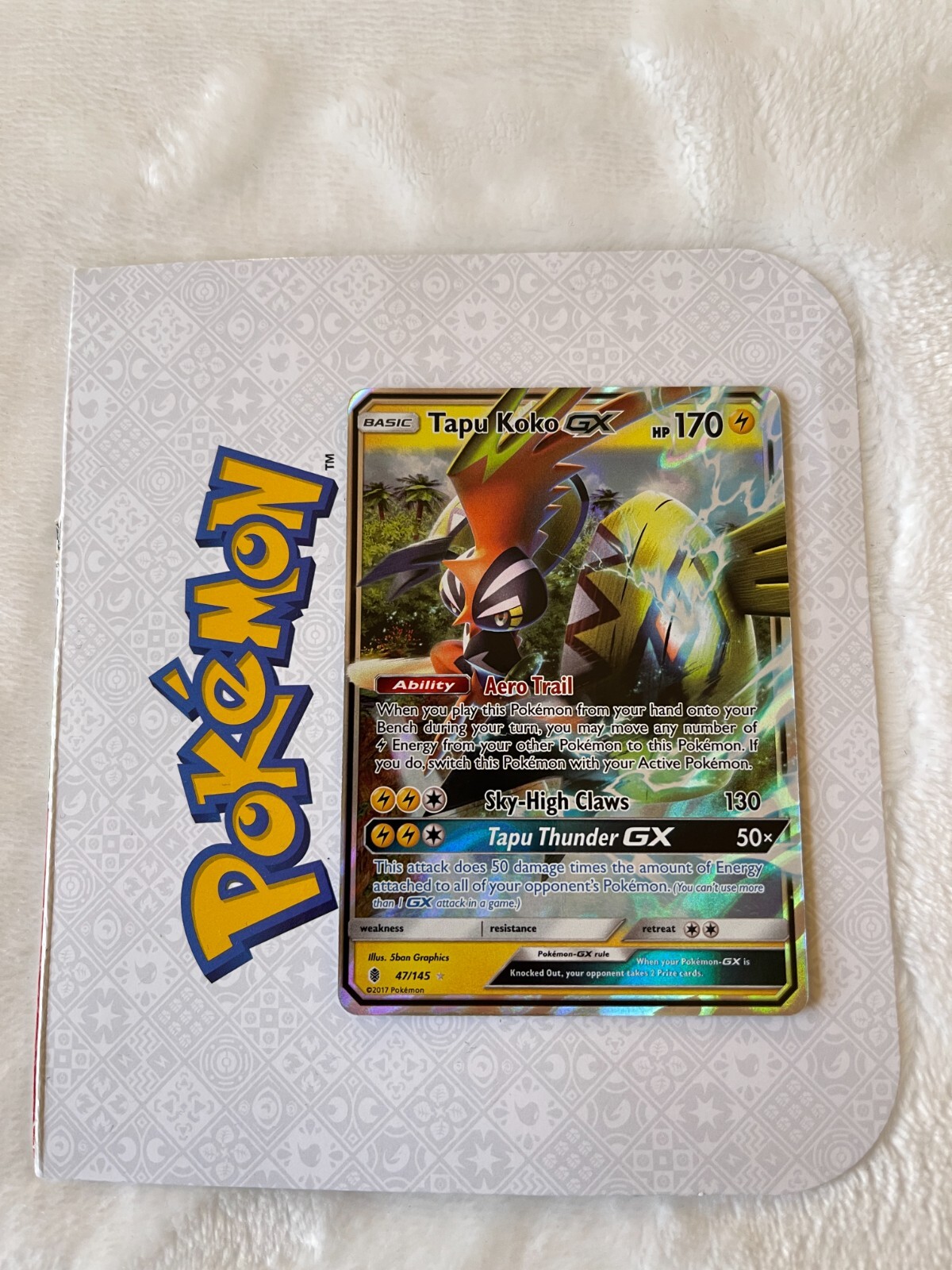 Tapu Koko GX (47/145) (Guardians Rising) (Holo) (NM) Pokémon TCG