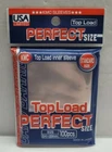 KMC Top Load Perfect Fit Standard Size Card Sleeves - 100 Pack Clear Inner USA