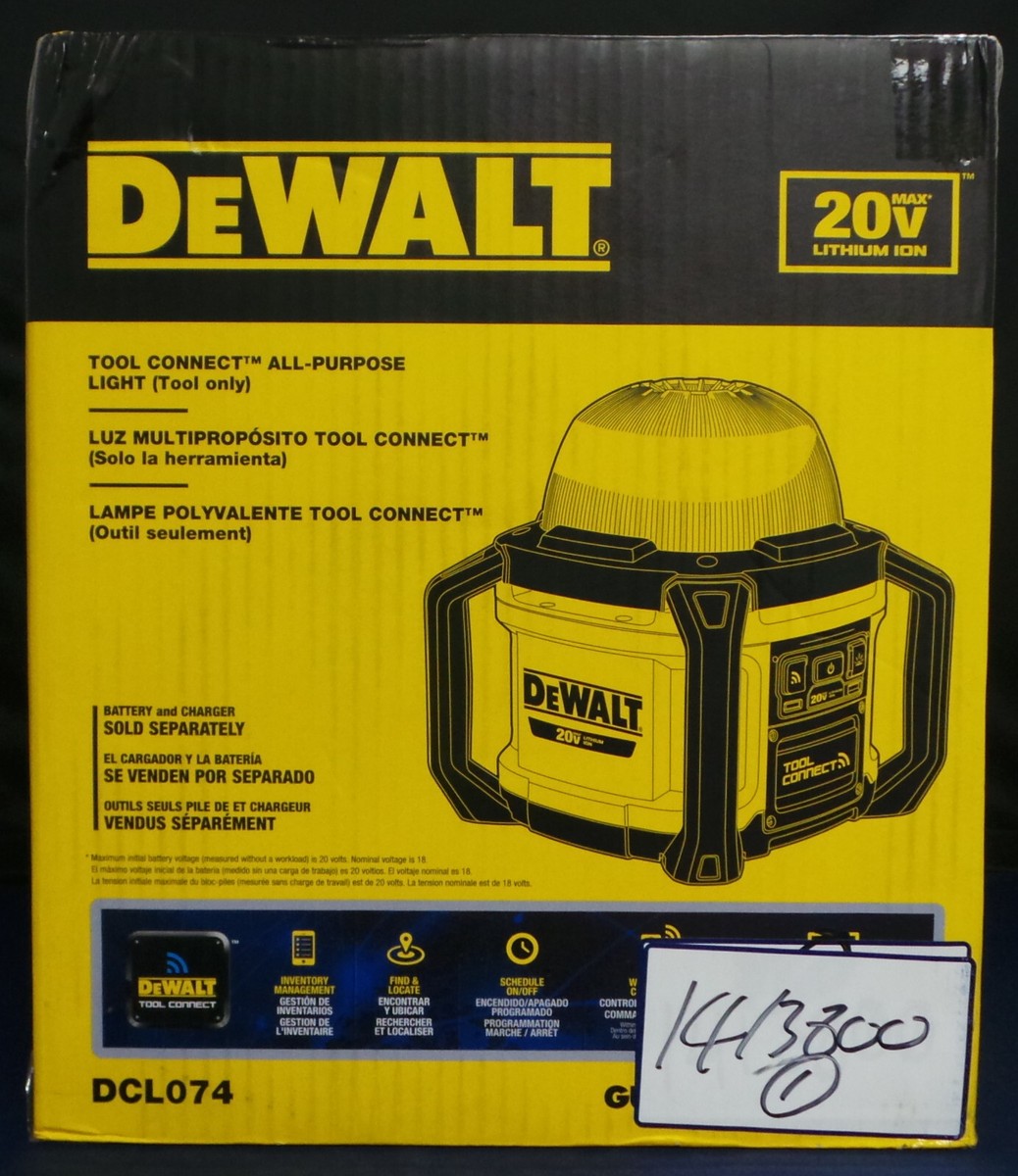DEWALT DCL074 Tool Connect All-Purpose Cordless Work Light Tool