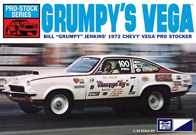 #ad MPC Model Kit #x27;72 Chevy Vega #x27;Grumpy Jenkins#x27; Modified 1:25 Scale Skill 2 MPC877 $21.95
