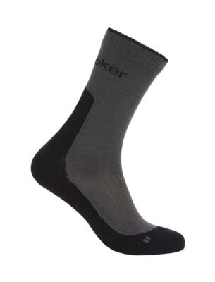 Icebreaker Hike+ Medium Crew Women Funktionssocken Merino obsidian black