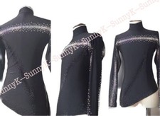 Man Dancewear Ballroom Latin Costume Rumba Waltz Rhythm Shirt Tango Caribbean