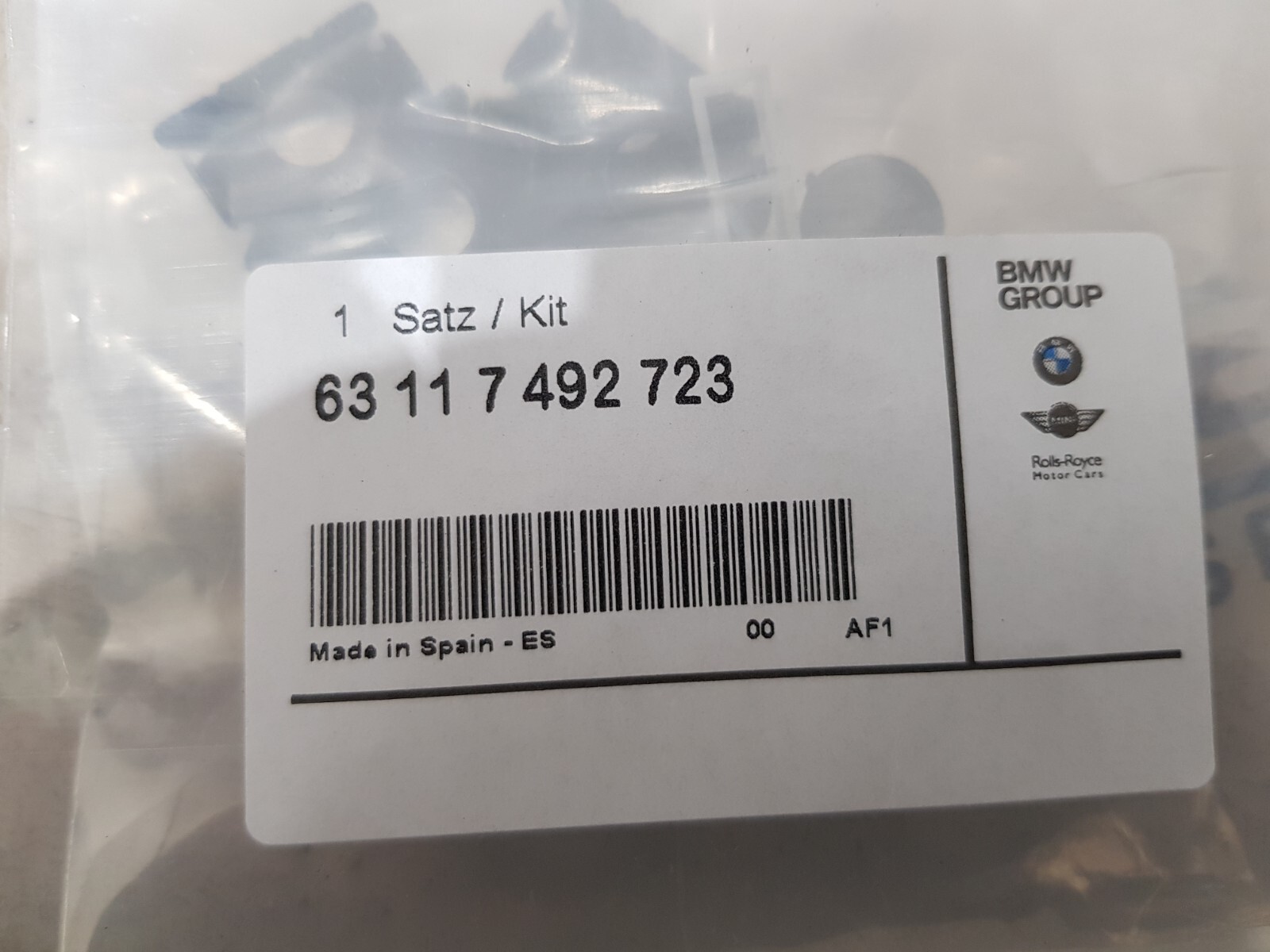 Genuine OEM BMW 420 Right OS Headlamp Bracket Set 63117492723 for  