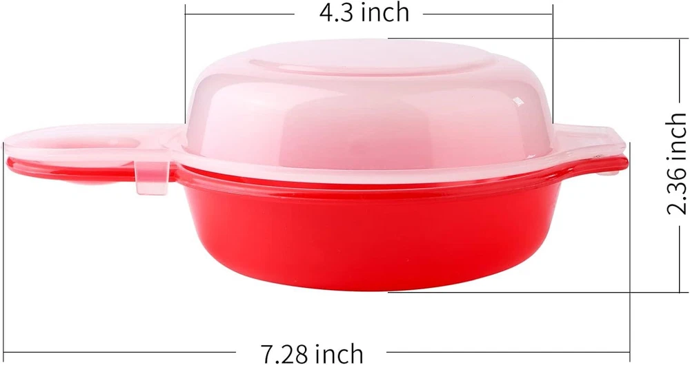 2 sets Microwave Egg Cooker,1 Minute Fast Hamburg Omelet Maker Red 2 sets Microwave Egg Cooker,1 Minute Fast Hamburg Omelet Maker Red