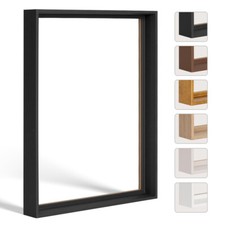 Schattenfugenrahmen Flexi Schwarz für Leinwandbilder mit 4cm Tiefe Keilrahmen