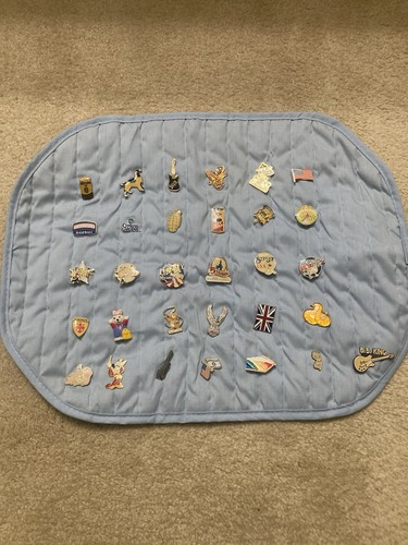 Lot of 31 Collectible Pins Assorted Themes: Disney, Snoopy, Flags, & Animals
