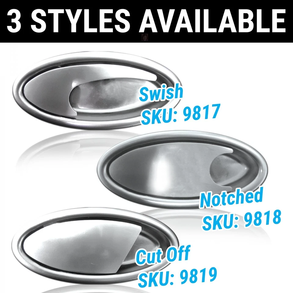 "Cut Off" Door Handle Lever Kit (Pair) Street  WJ5786 truck hot rod custom - Imagem 3 de 4