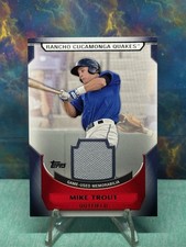 2011 Topps Pro Debut Mike Trout Game Used Relic #MM-MT Rookie RC Quakes