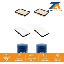 Air Cabin Engine Oil Filters (6 Total) Kit For Buick LaCrosse Allure 3.6L